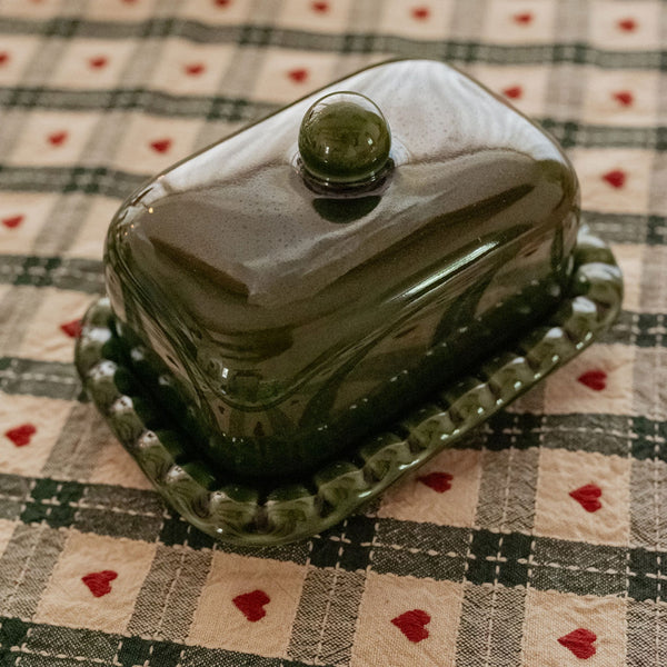 Olaf Butter Dish - Green Forest Accessories Denise 