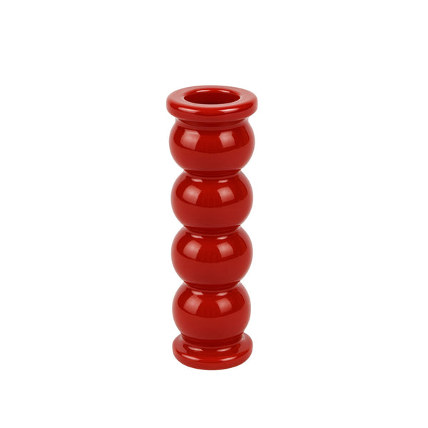 Olaf Candlestick L - Cherry Red Decoration Denise 