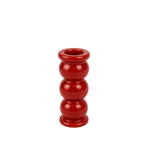 Olaf Candlestick M - Cherry Red Decoration Denise 