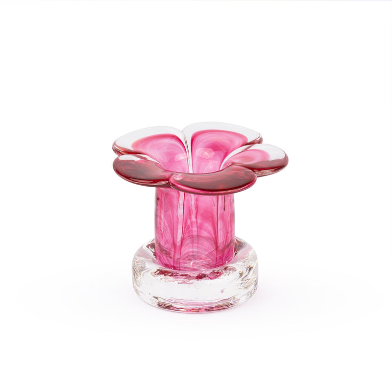 Stella Pink Flower Candlestick table decor Denise 